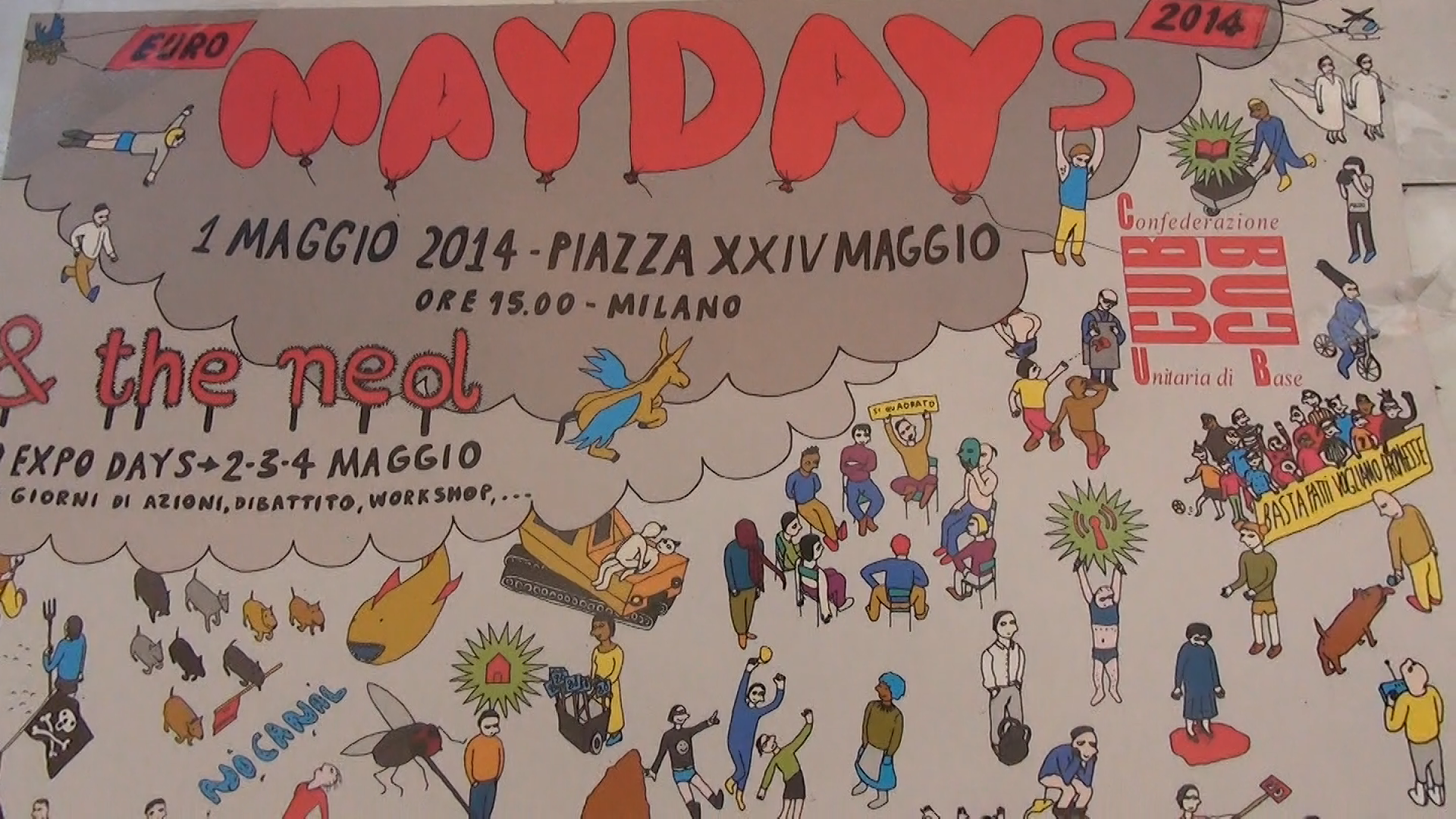 Video Euromayday 2014 Milano